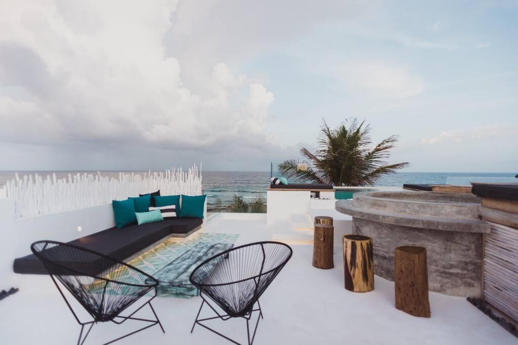 Tulum Beachfront Villa I'Ik By Casa Xuul Tulum Exterior photo