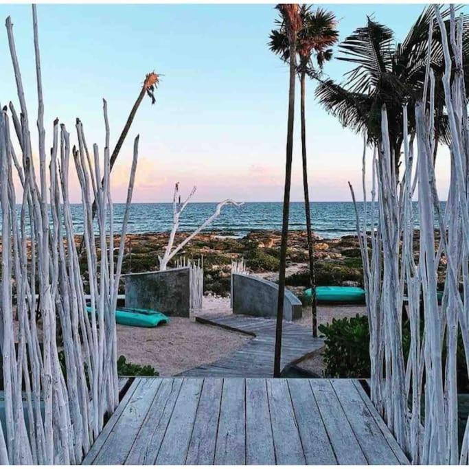 Tulum Beachfront Villa I'Ik By Casa Xuul Tulum Exterior photo