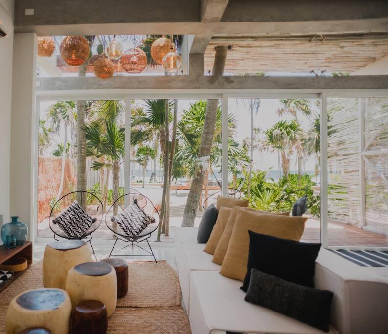 Tulum Beachfront Villa I'Ik By Casa Xuul Tulum Exterior photo