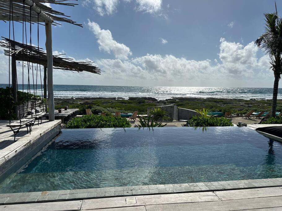 Tulum Beachfront Villa I'Ik By Casa Xuul Tulum Exterior photo